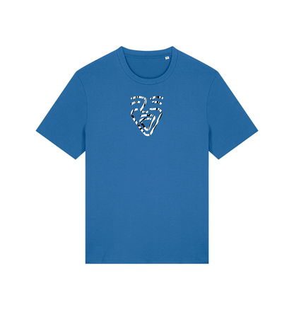 Mindful Blue Printed T-shirt Front