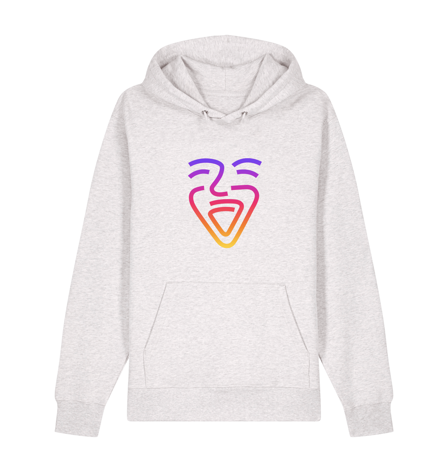 Cool Heather Grey Printed Sweater Front