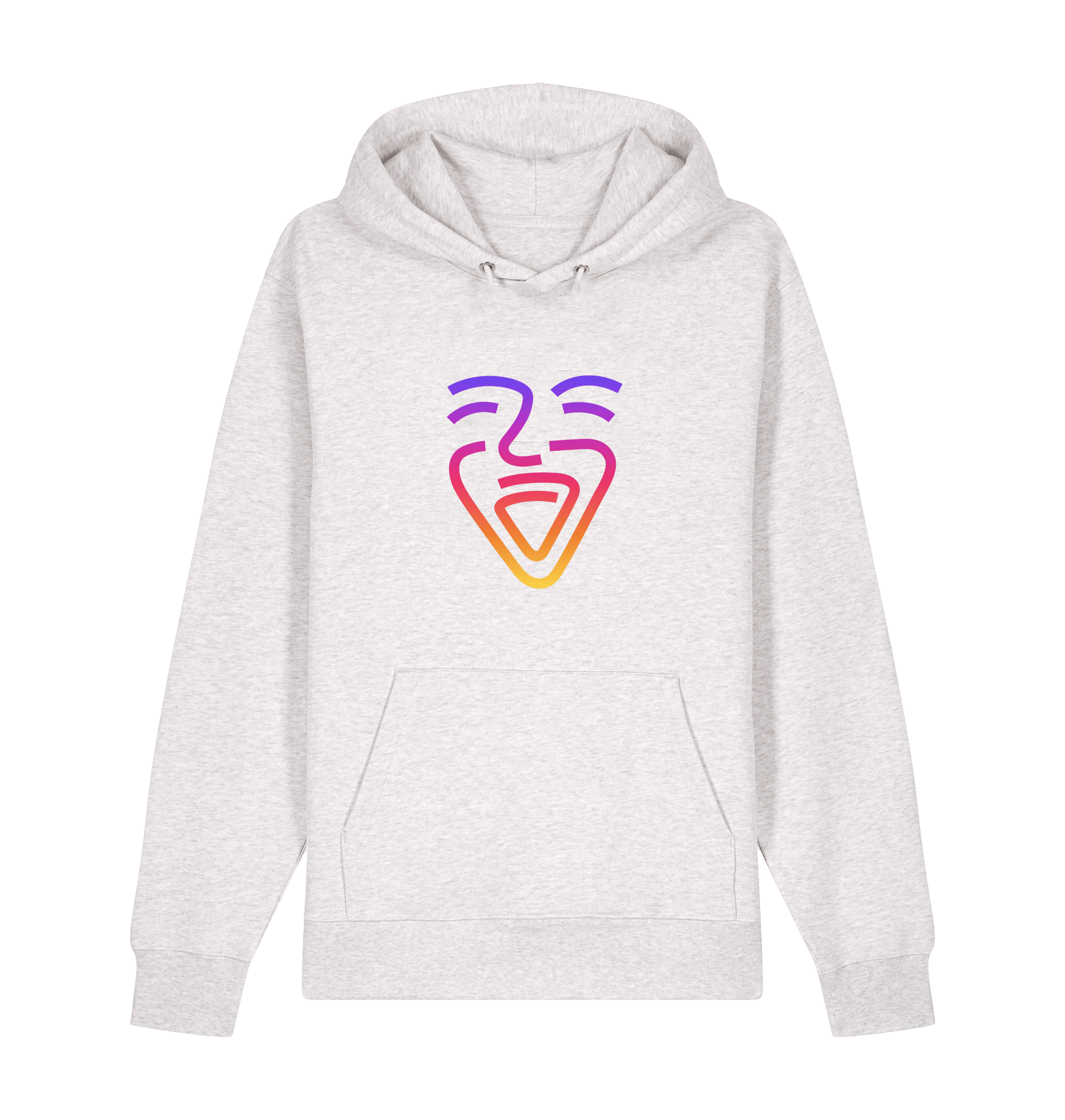 Cool Heather Grey Printed Sweater Front