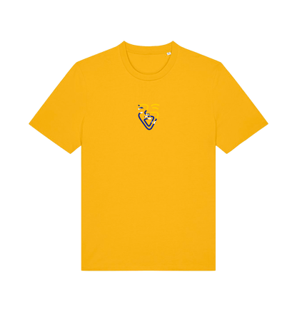 Spectra Yellow Printed T-shirt Front