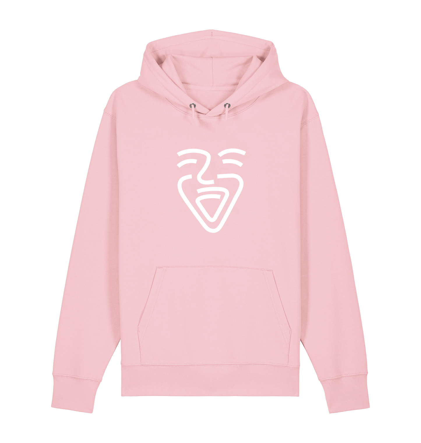 Cotton Pink Printed Sweater Front