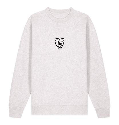 Cool Heather Grey Printed Sweater Front