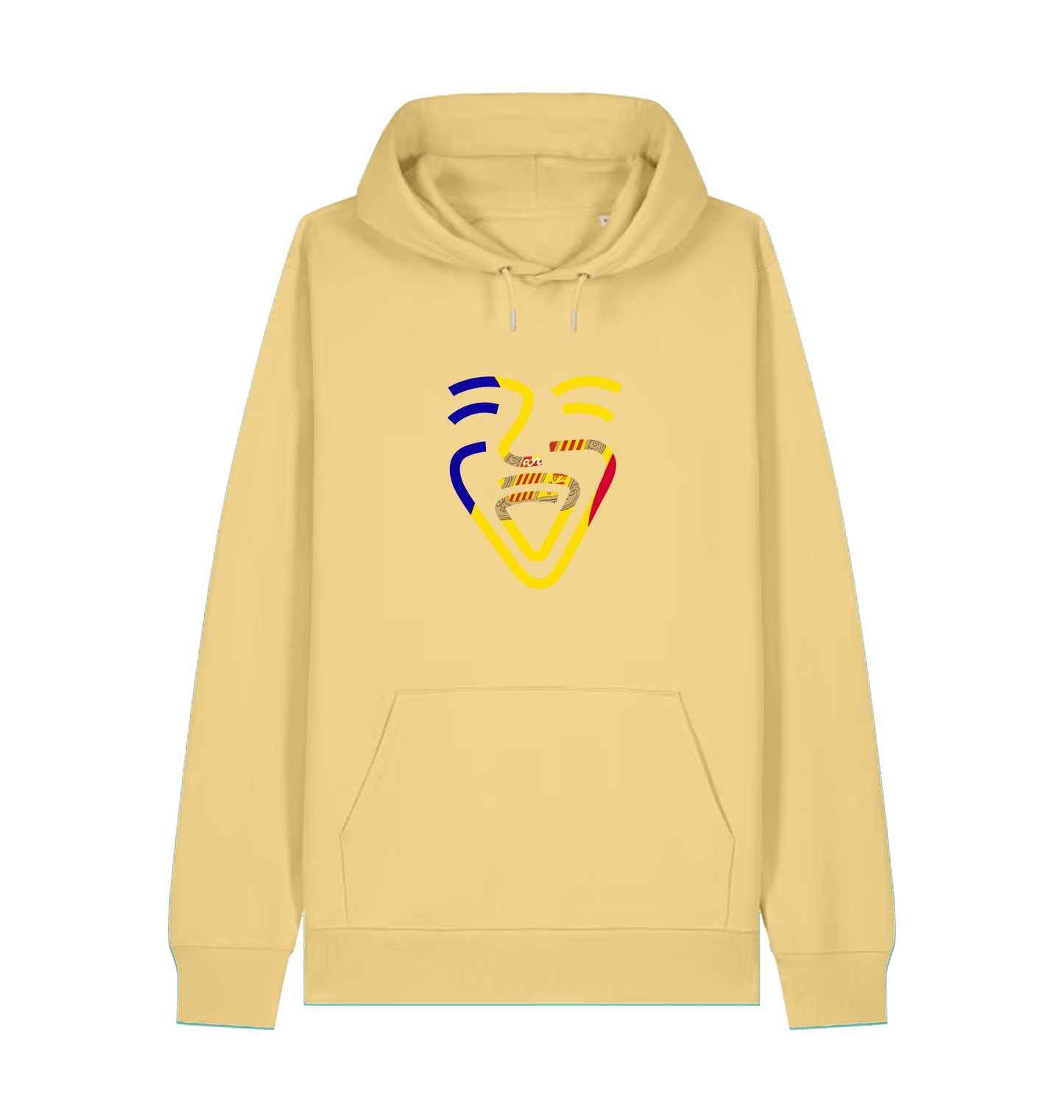 Viva Yellow Printed Sweater Front