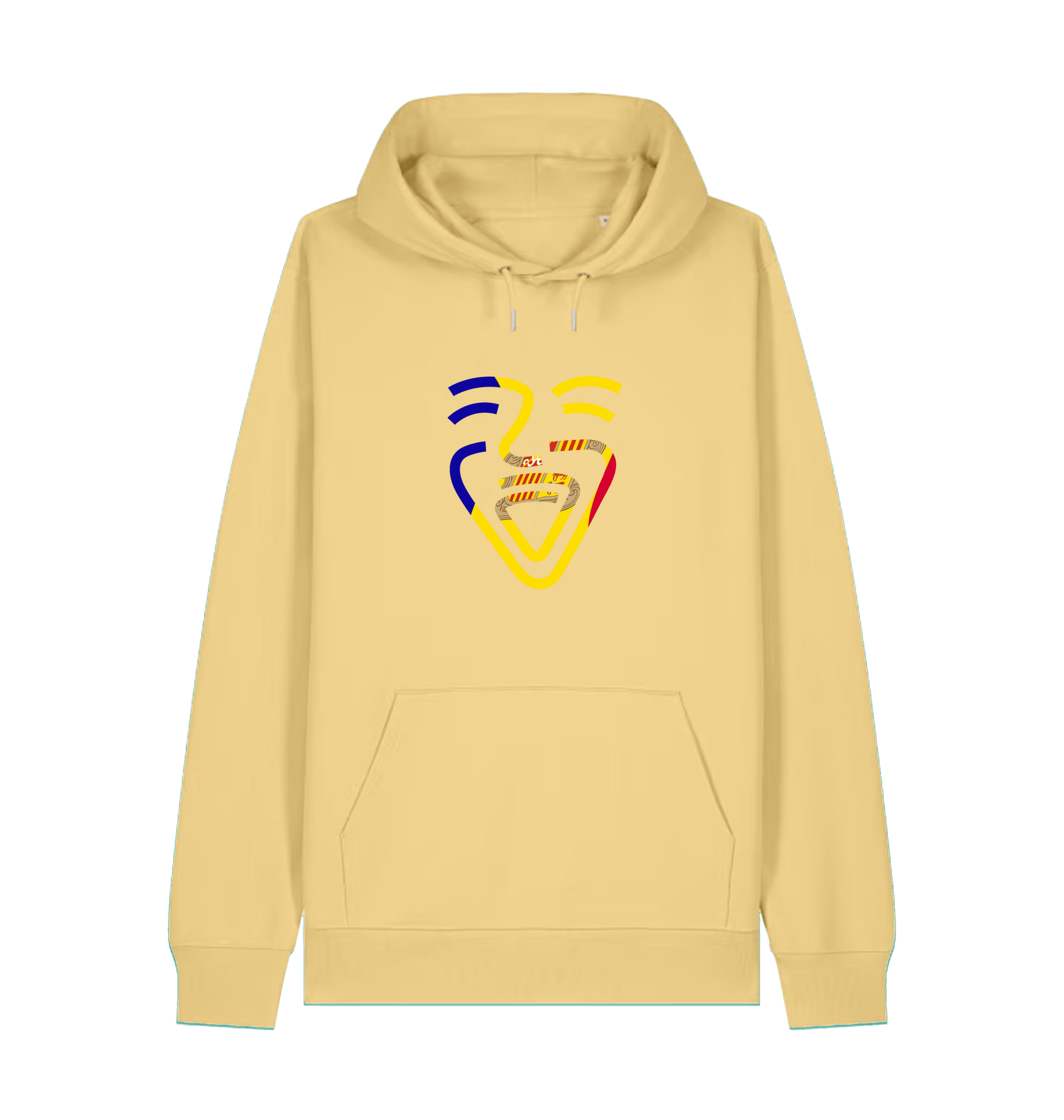 Viva Yellow Printed Sweater Front