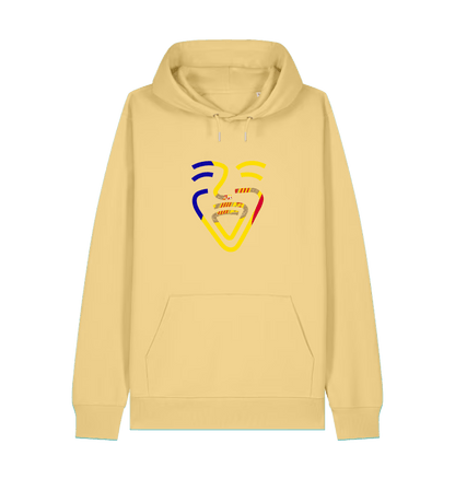 Viva Yellow Printed Sweater Front
