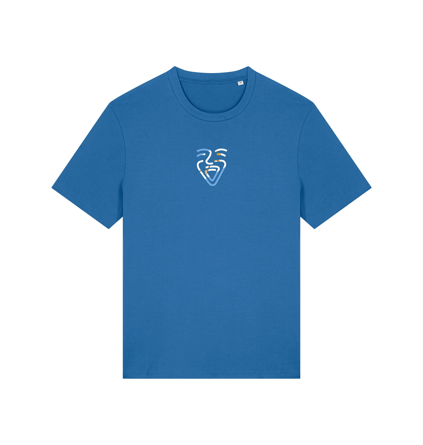 Mindful Blue Printed T-shirt Front