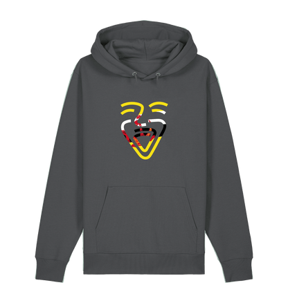 Anthracite Printed Sweater Front