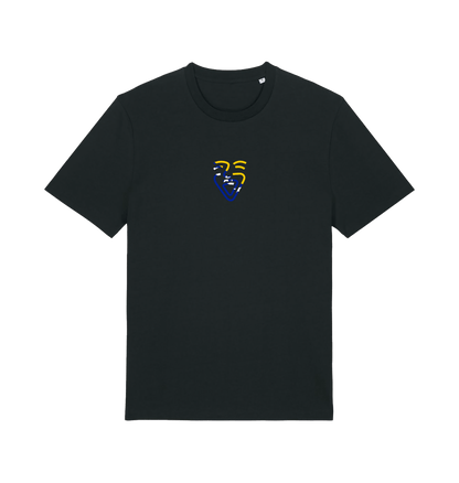 Black Printed T-shirt Front