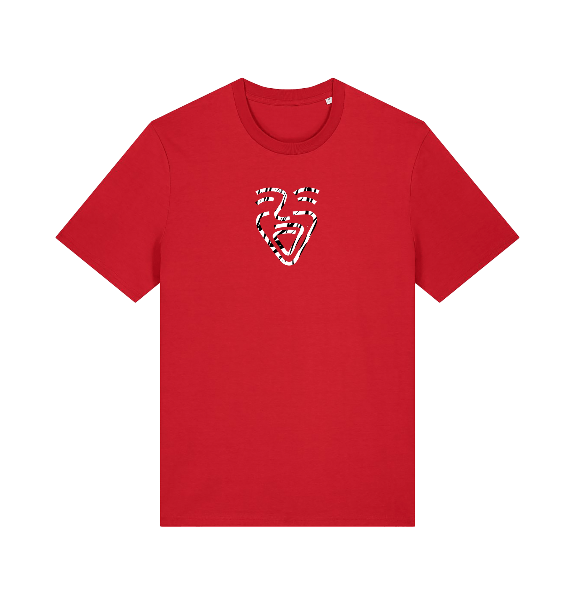 Red Printed T-shirt Front