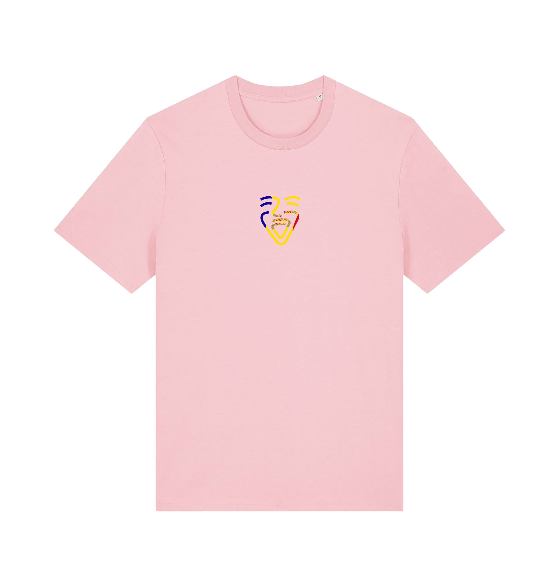 Cotton Pink Printed T-shirt Front
