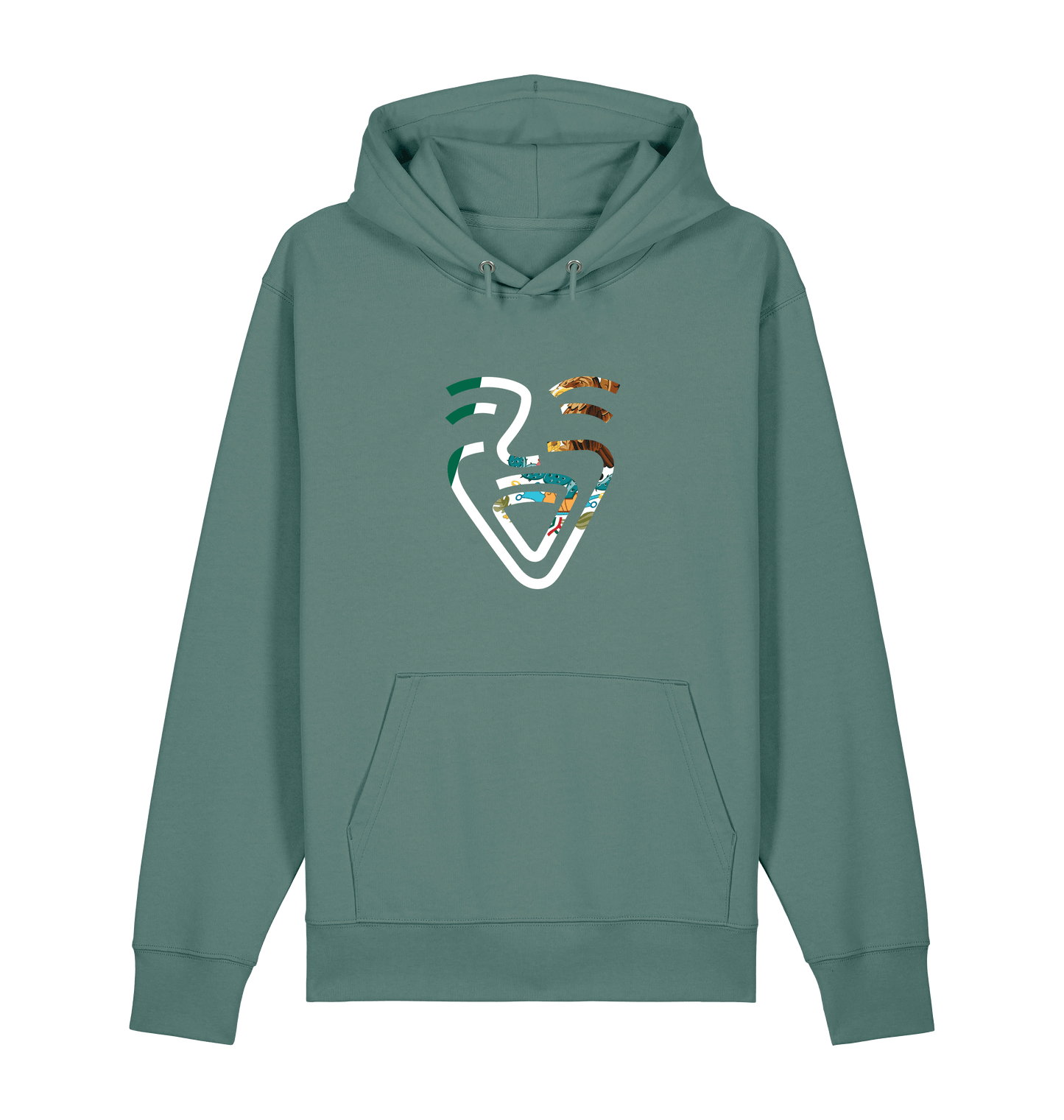 Green Bay Printed Sweater Front