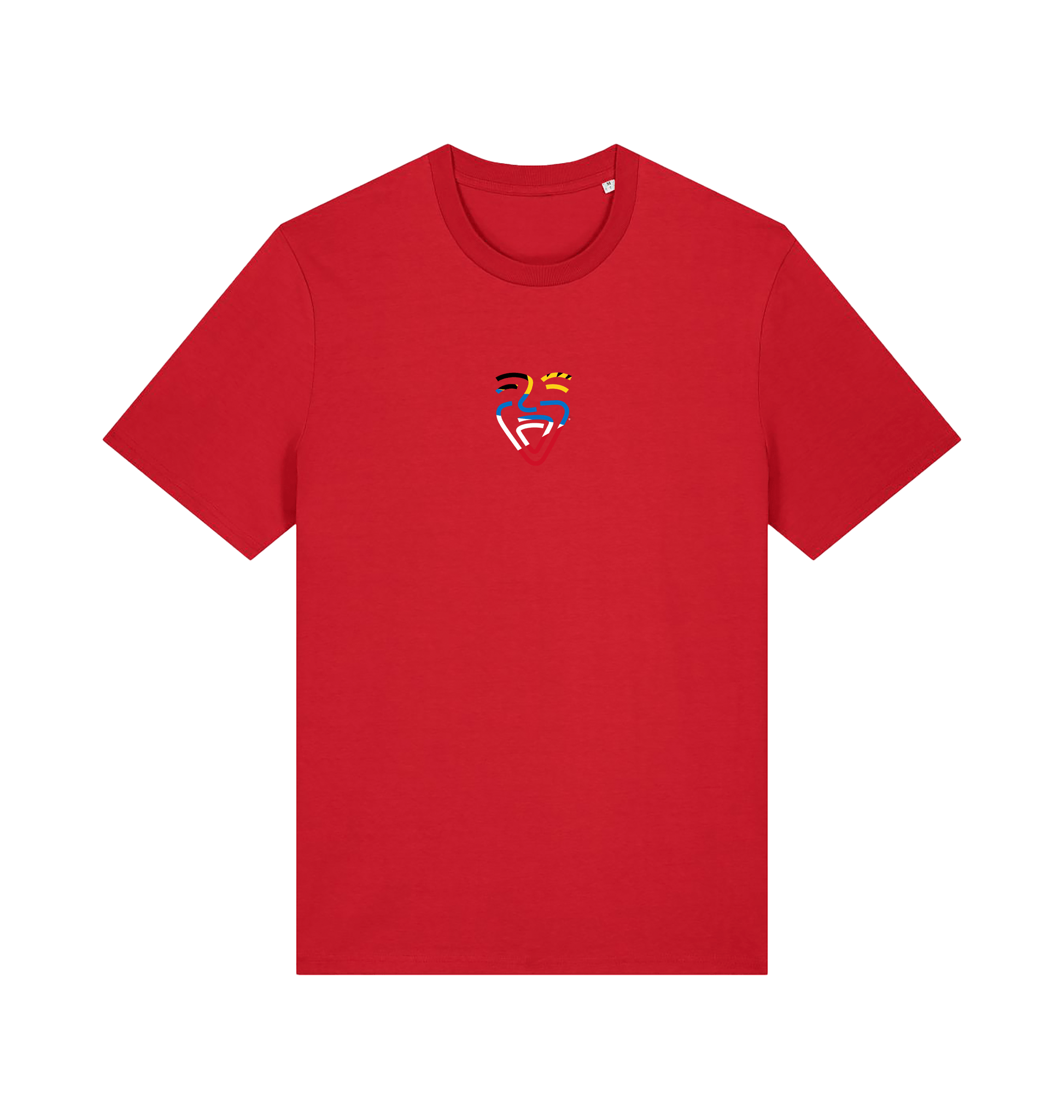 Red Printed T-shirt Front