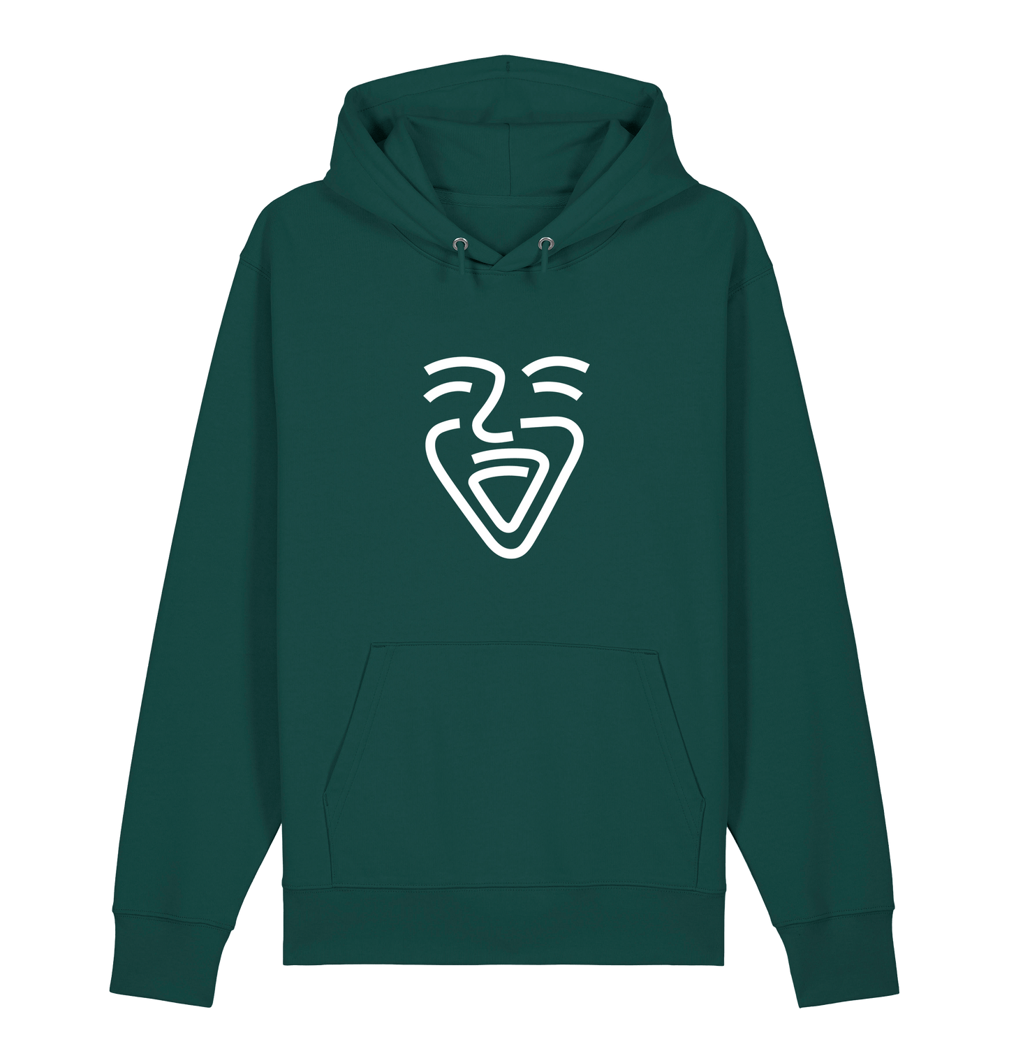 Glazed Green Printed Sweater Front