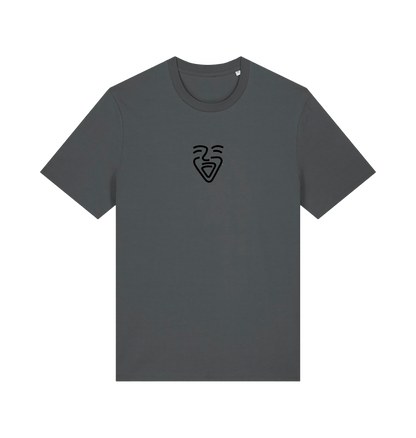 Anthracite Printed T-shirt Front