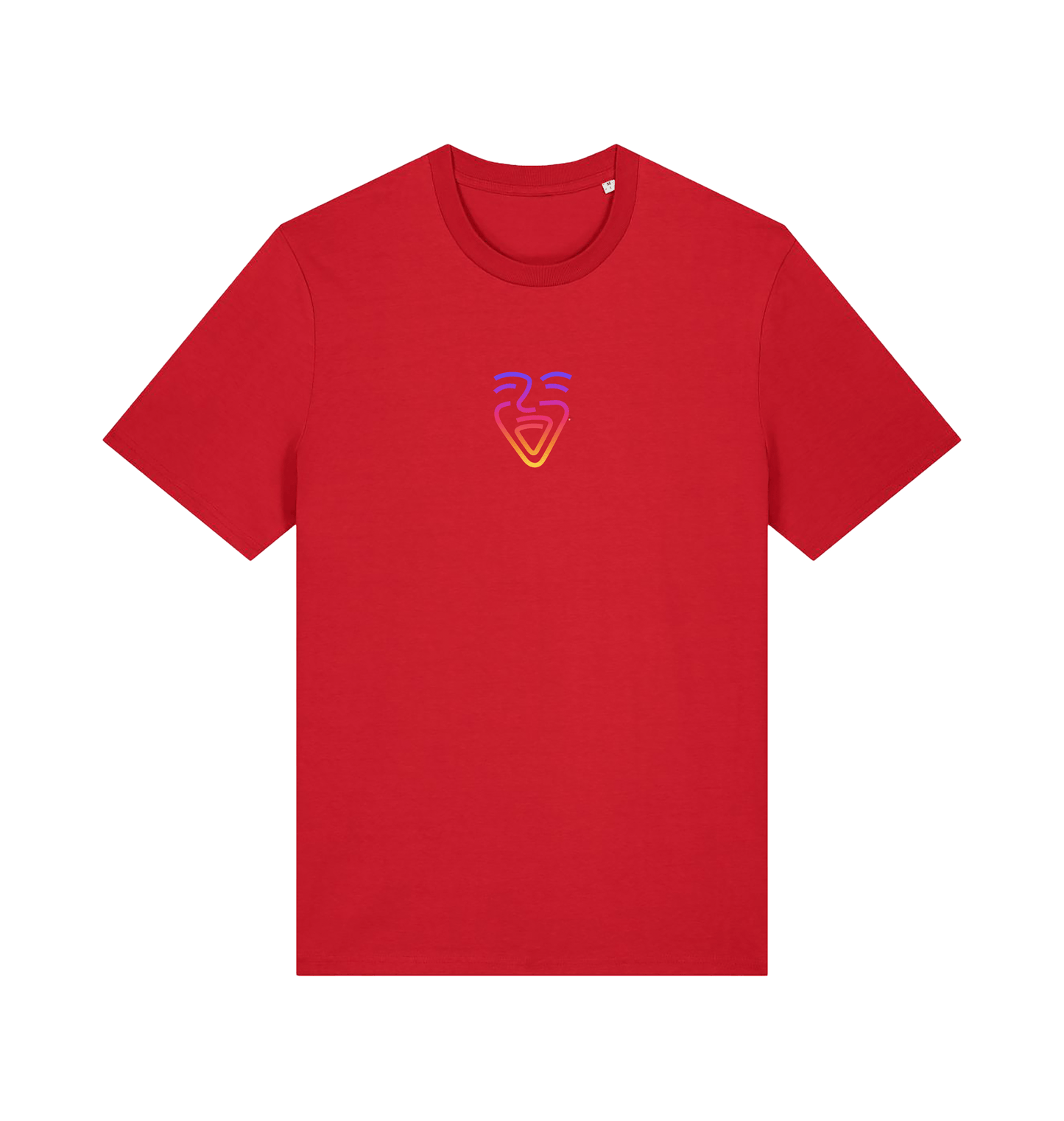 Red Printed T-shirt Front