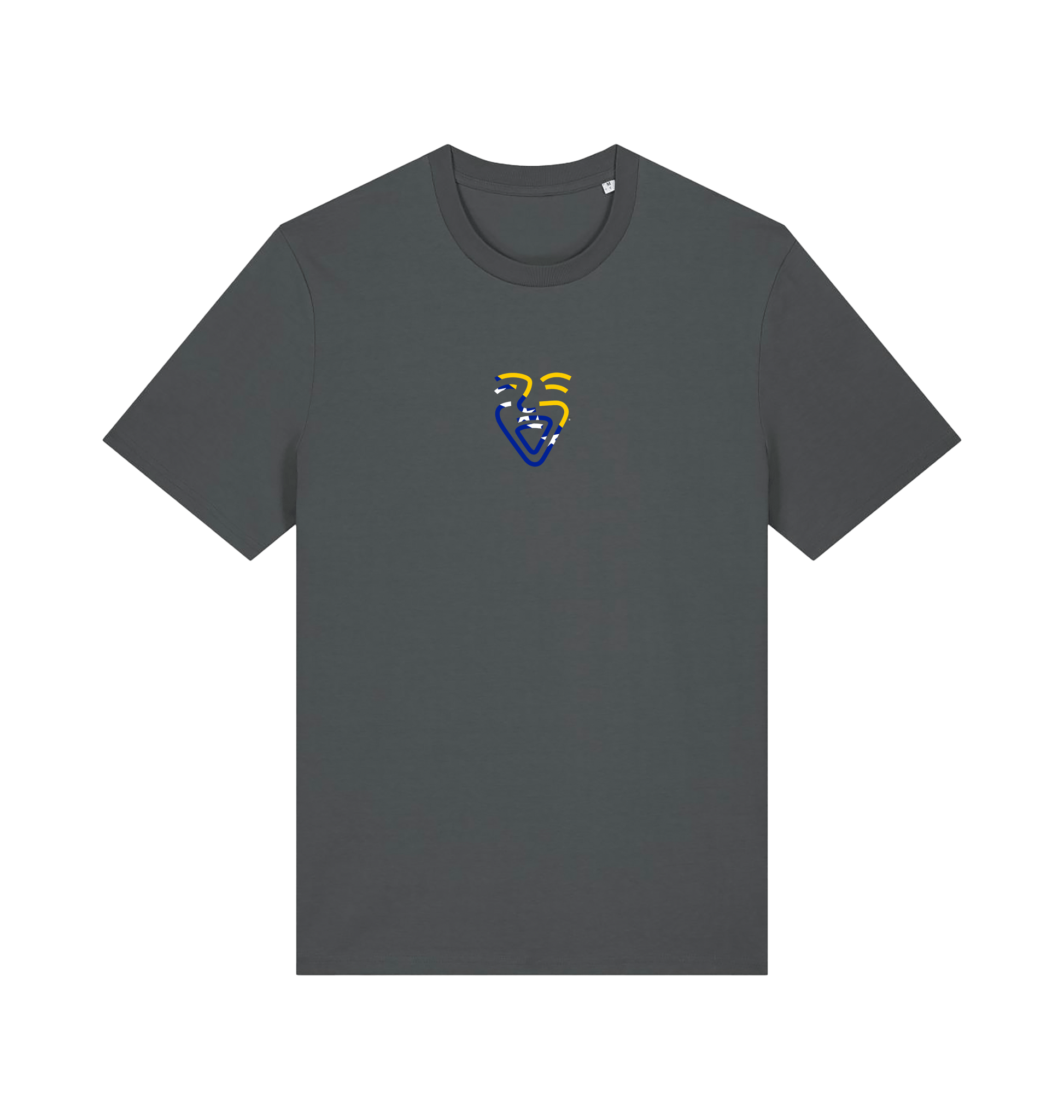 Anthracite Printed T-shirt Front