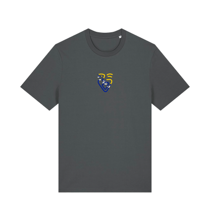 Anthracite Printed T-shirt Front
