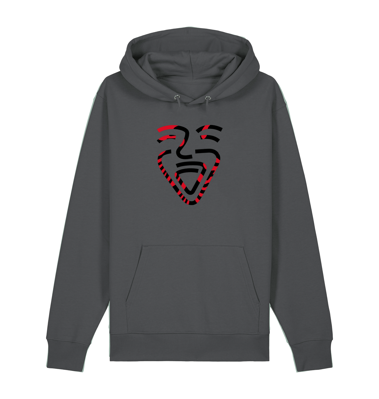 Anthracite Printed Sweater Front