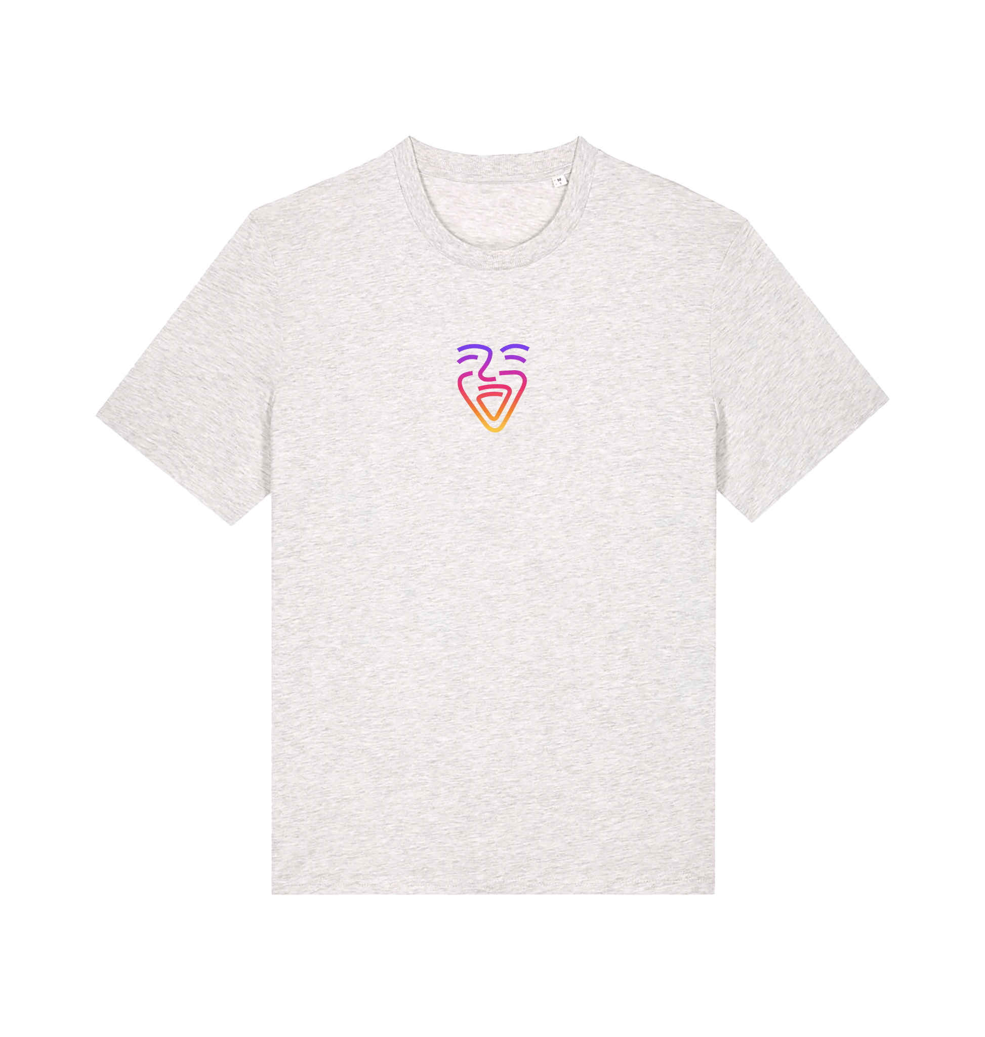 Cool Heather Grey Printed T-shirt Front