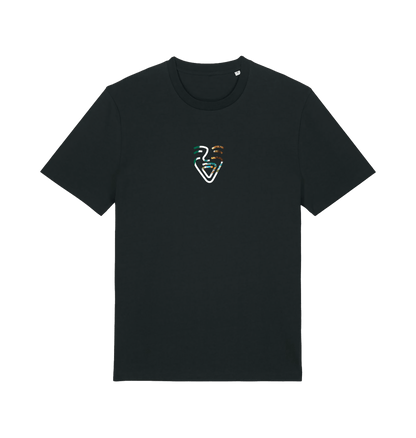 Black Printed T-shirt Front