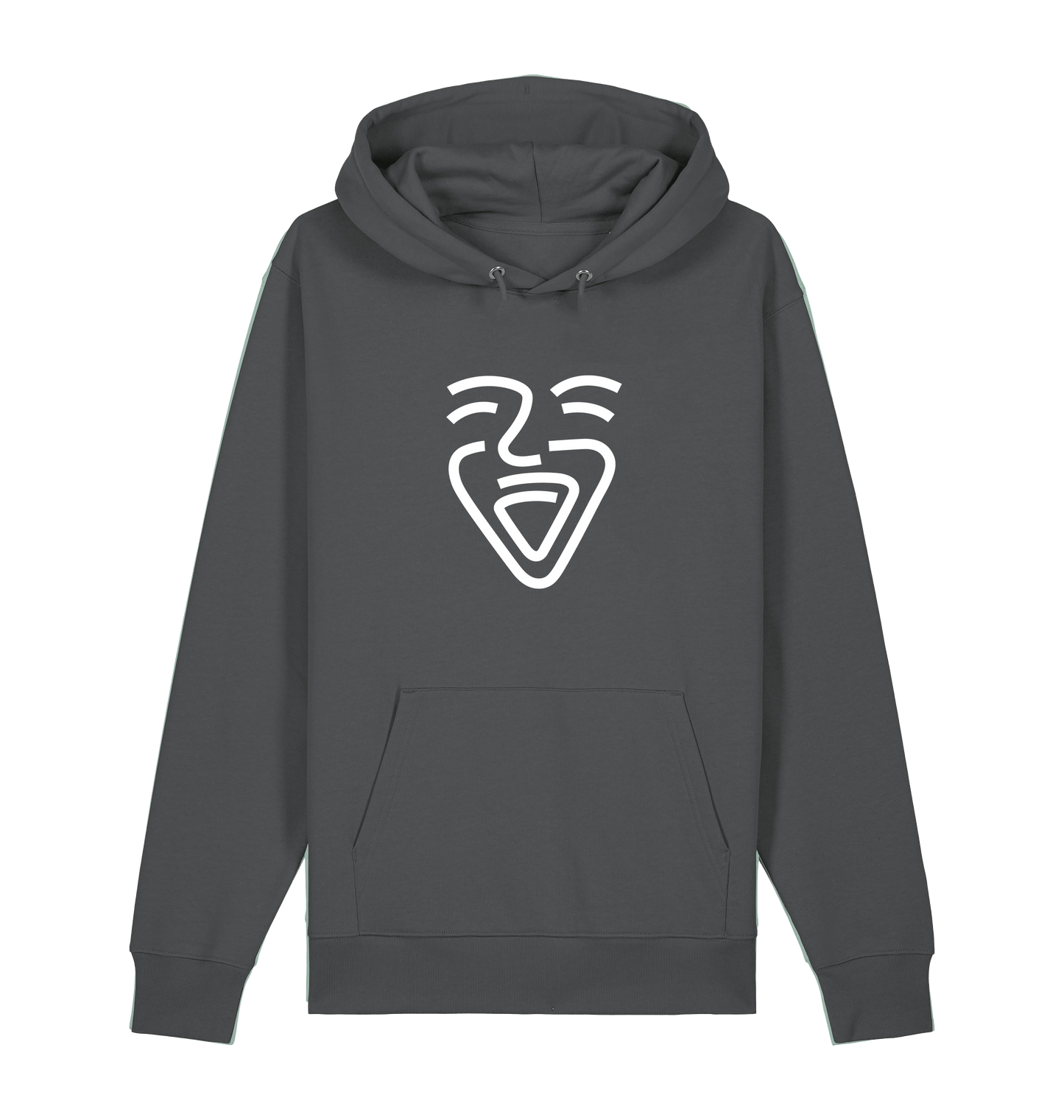 Anthracite Printed Sweater Front