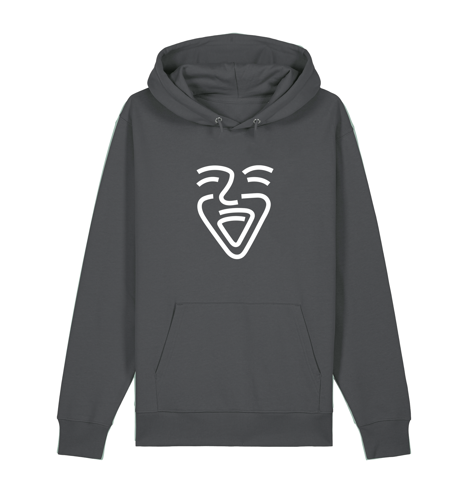 Anthracite Printed Sweater Front