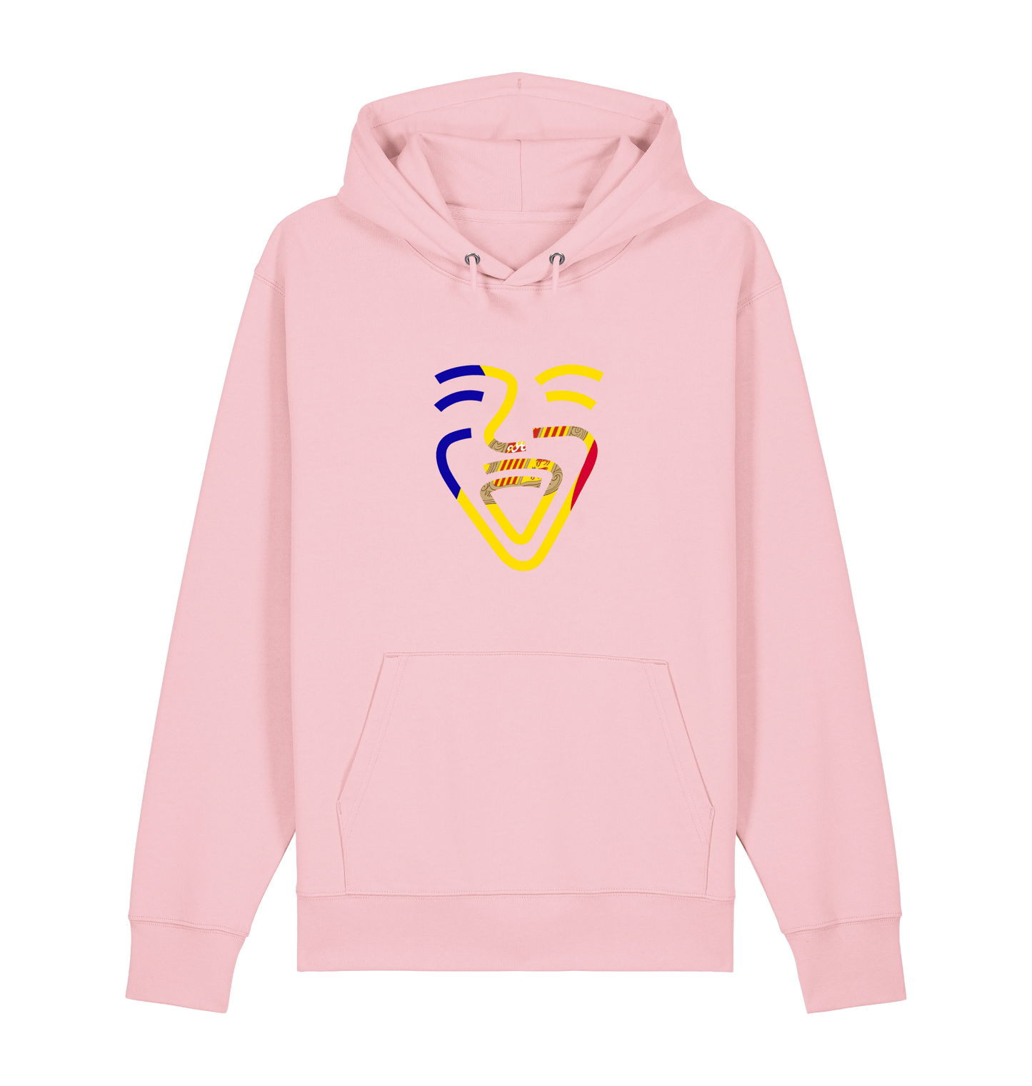Cotton Pink Printed Sweater Front