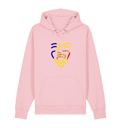 Cotton Pink Printed Sweater Front