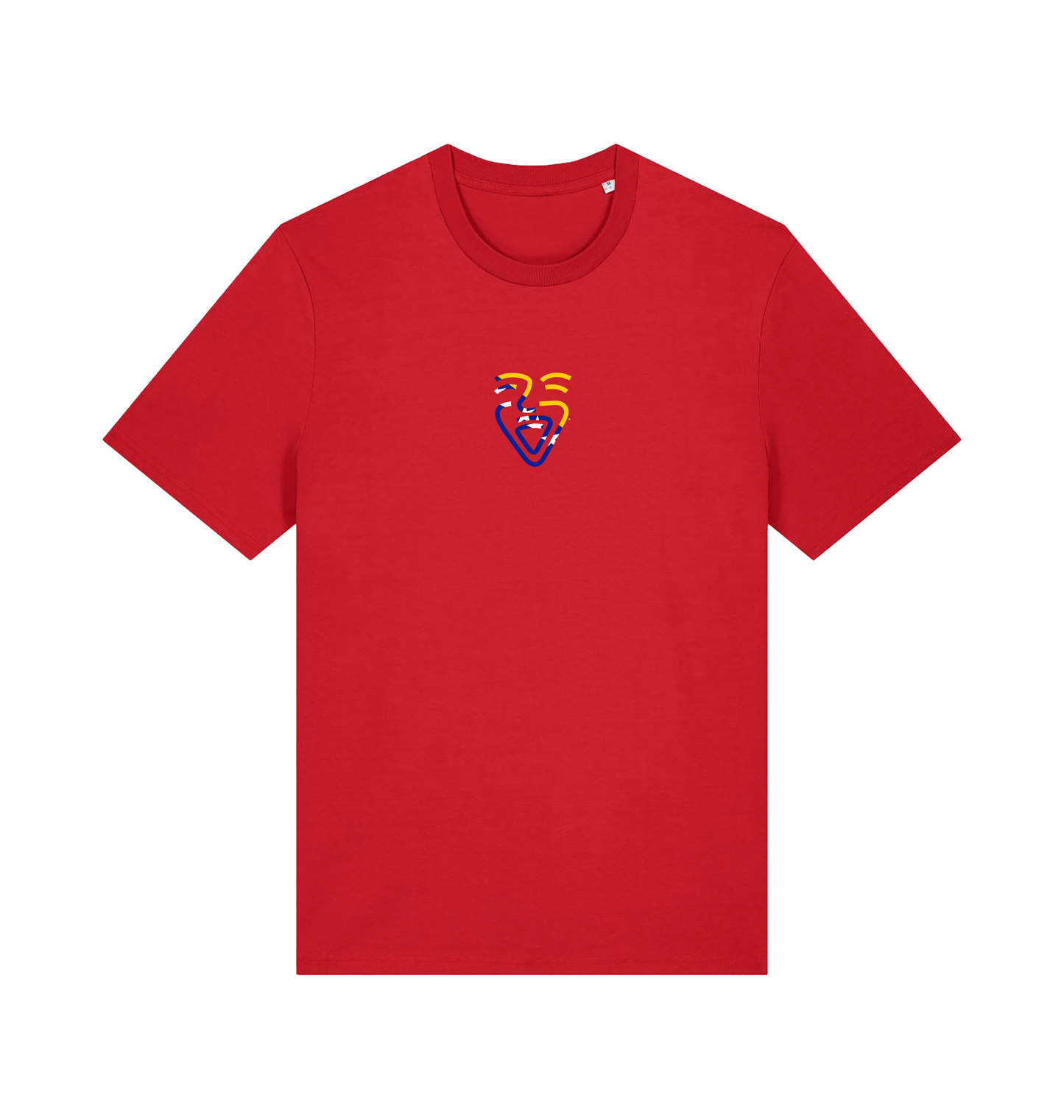 Red Printed T-shirt Front