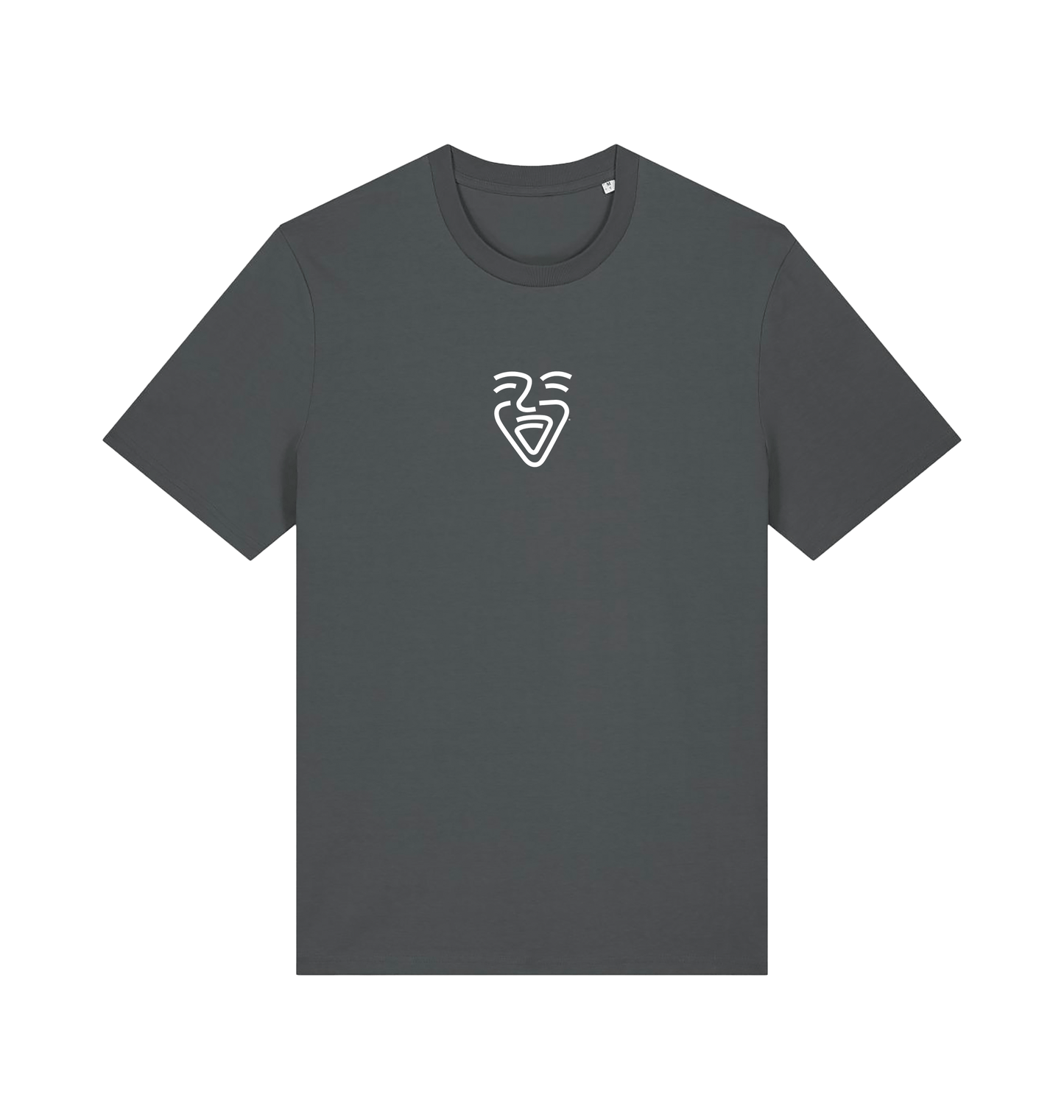 Anthracite Printed T-shirt Front
