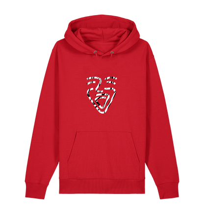 Red Printed Sweater Front