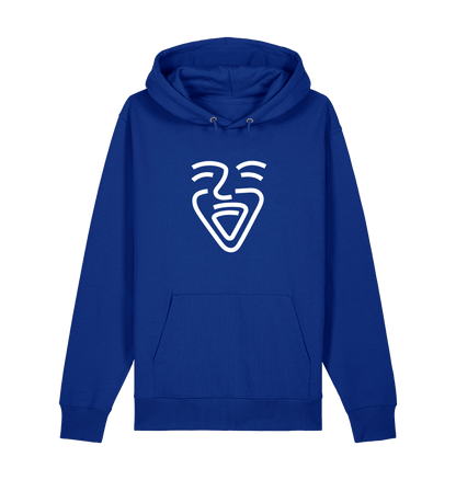 Worker Blue Printed Sweater Front