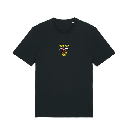 Black Printed T-shirt Front