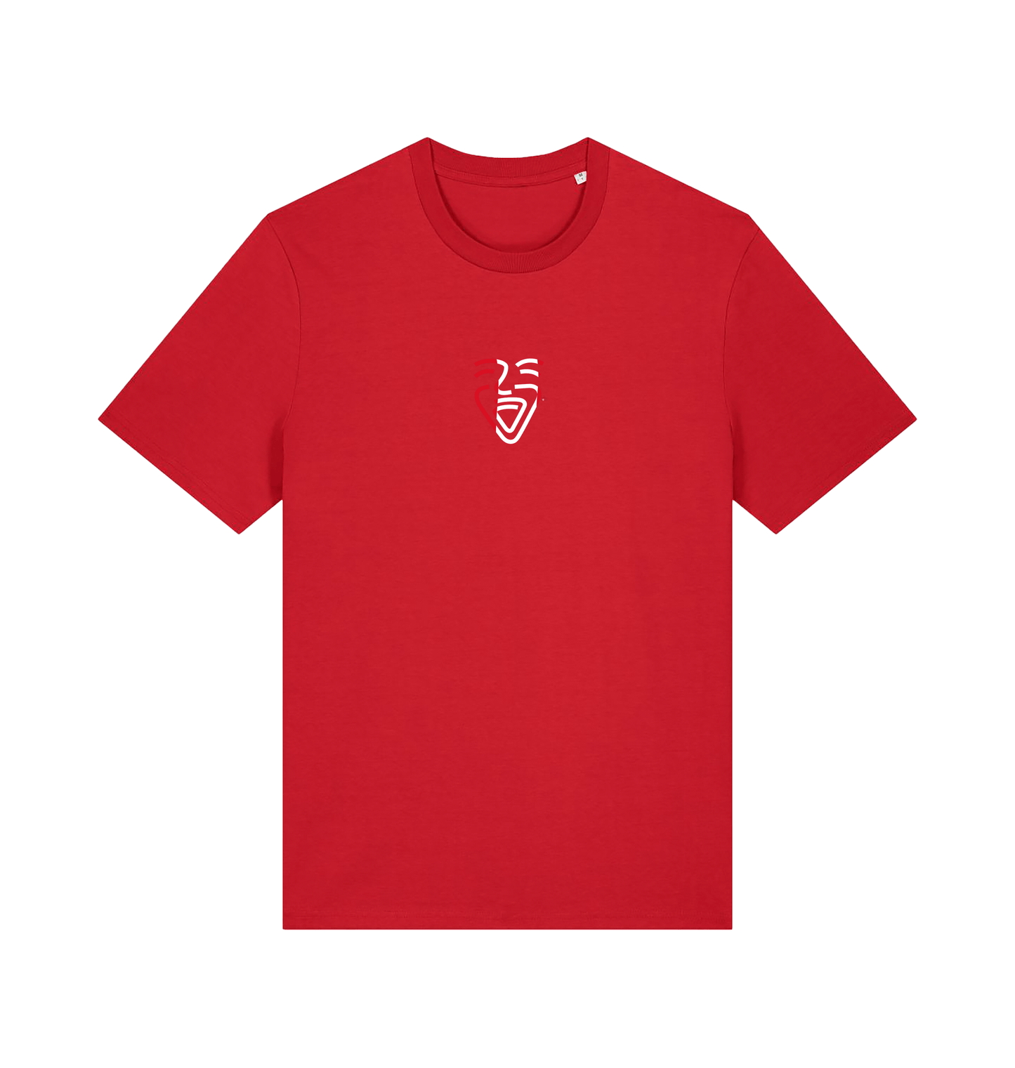 Red Printed T-shirt Front