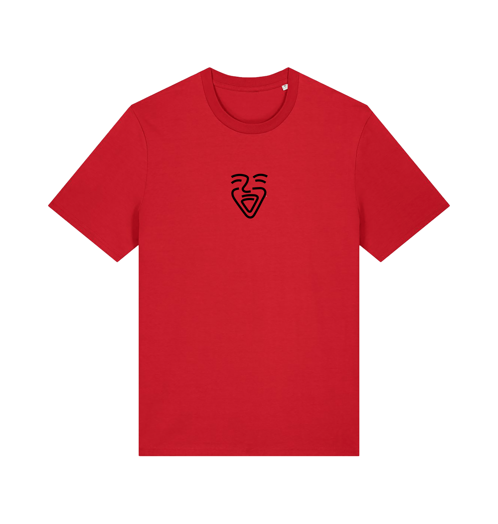 Red Printed T-shirt Front
