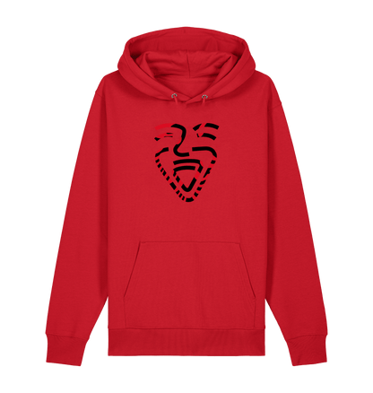 Red Printed Sweater Front