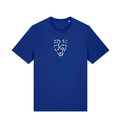 Worker Blue Printed T-shirt Front