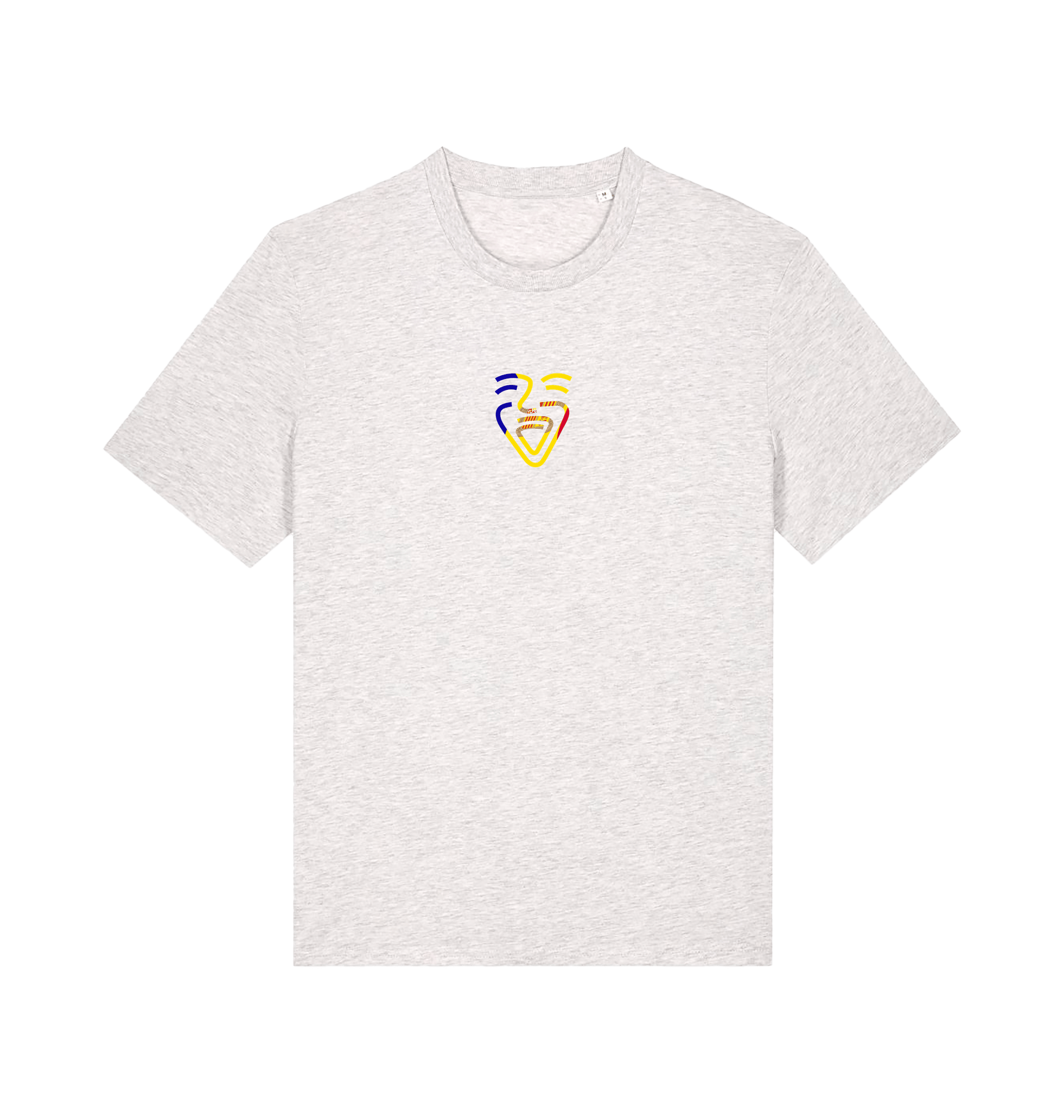 Cool Heather Grey Printed T-shirt Front