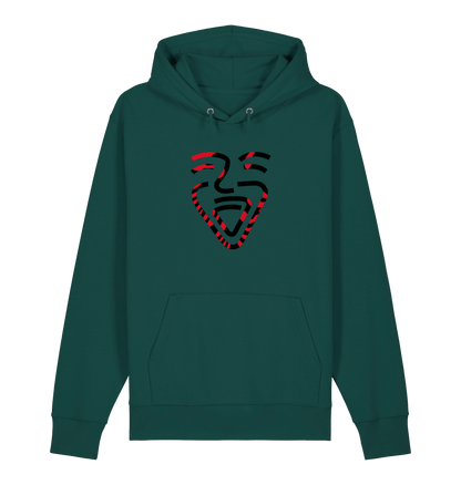 Glazed Green Printed Sweater Front