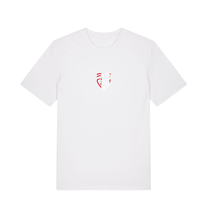 White Printed T-shirt Front