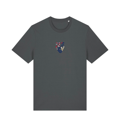 Anthracite Printed T-shirt Front