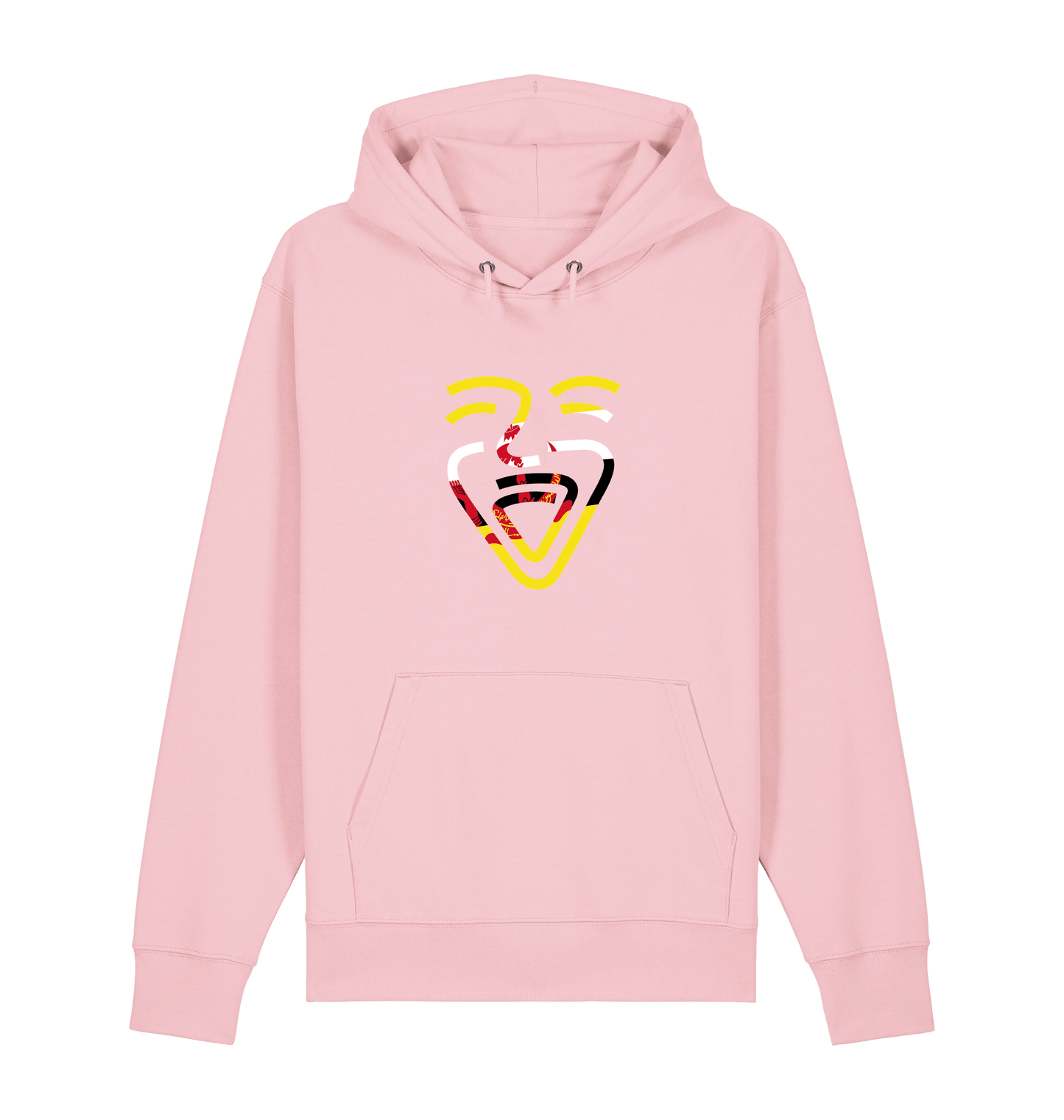 Cotton Pink Printed Sweater Front