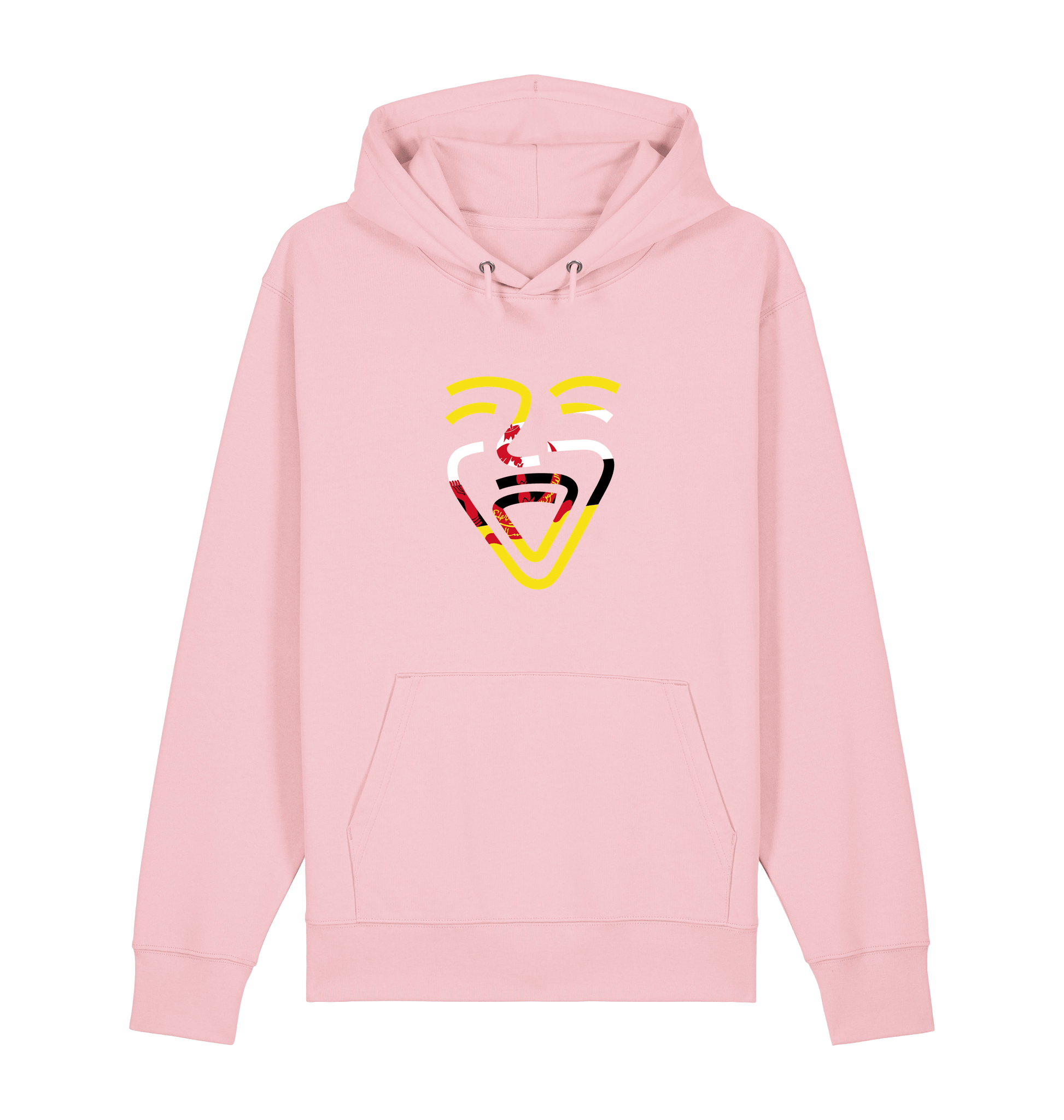 Cotton Pink Printed Sweater Front