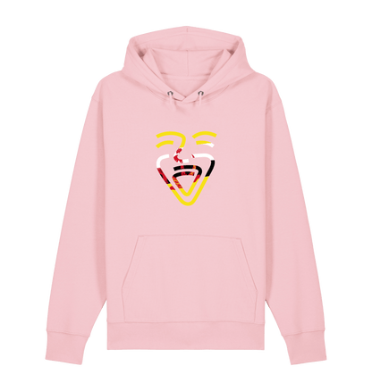 Cotton Pink Printed Sweater Front