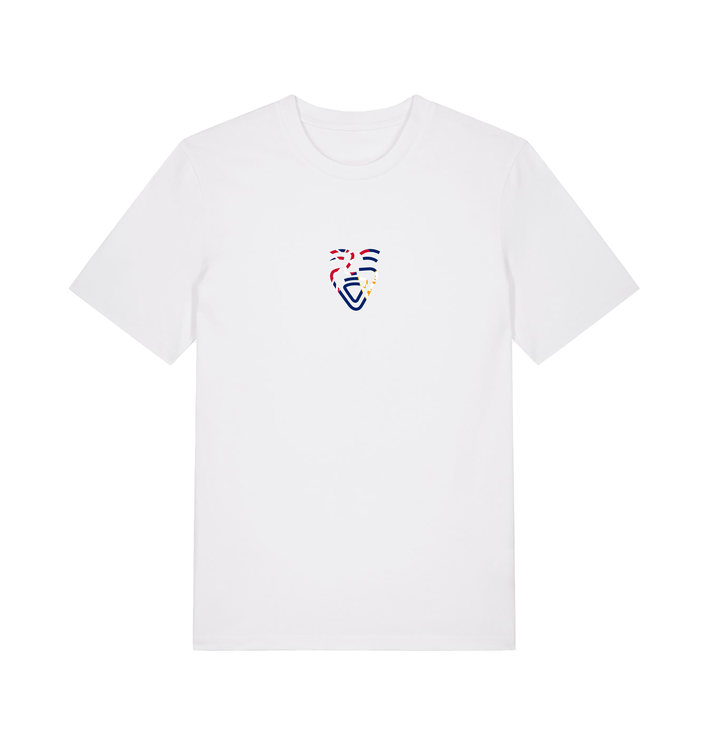 White Printed T-shirt Front