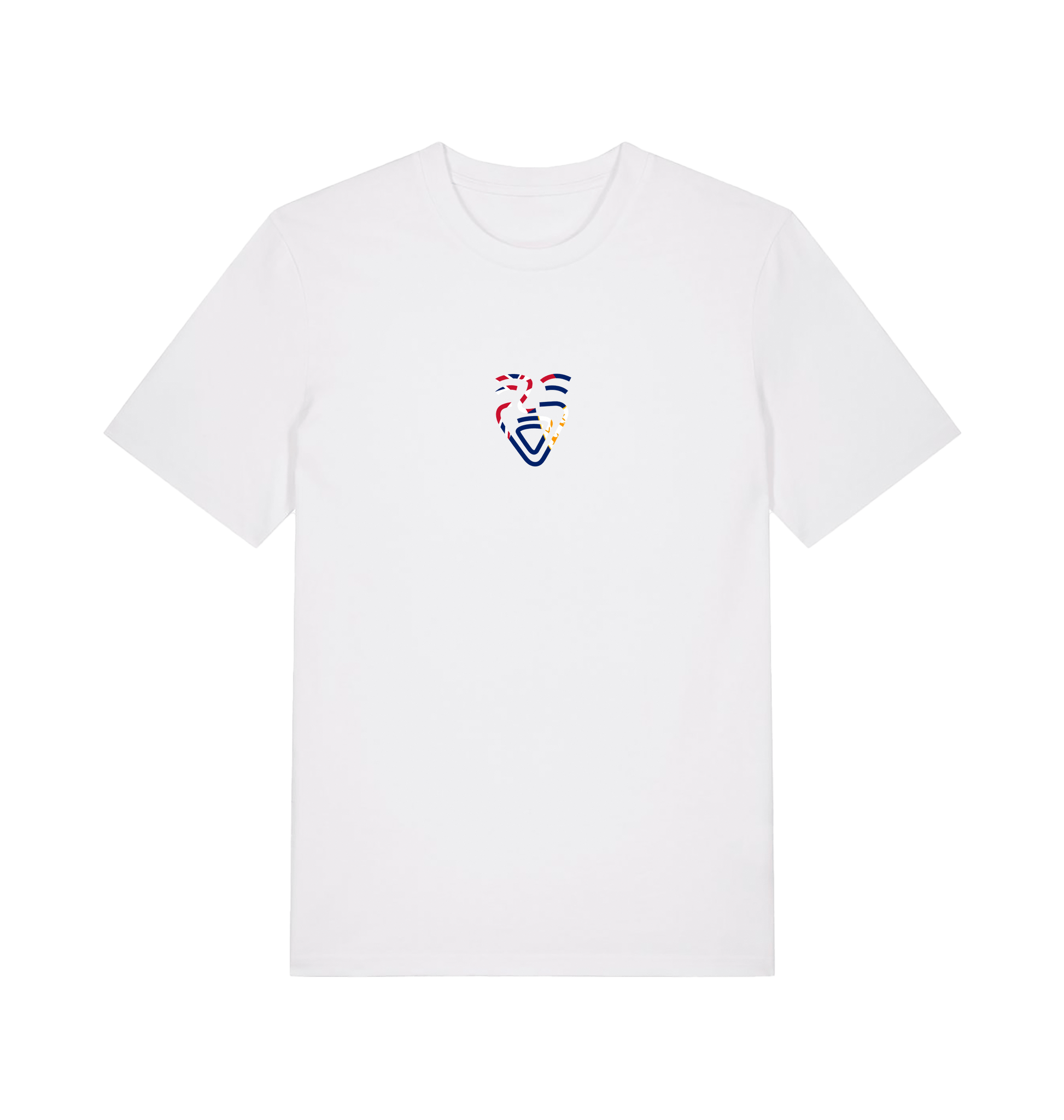 White Printed T-shirt Front