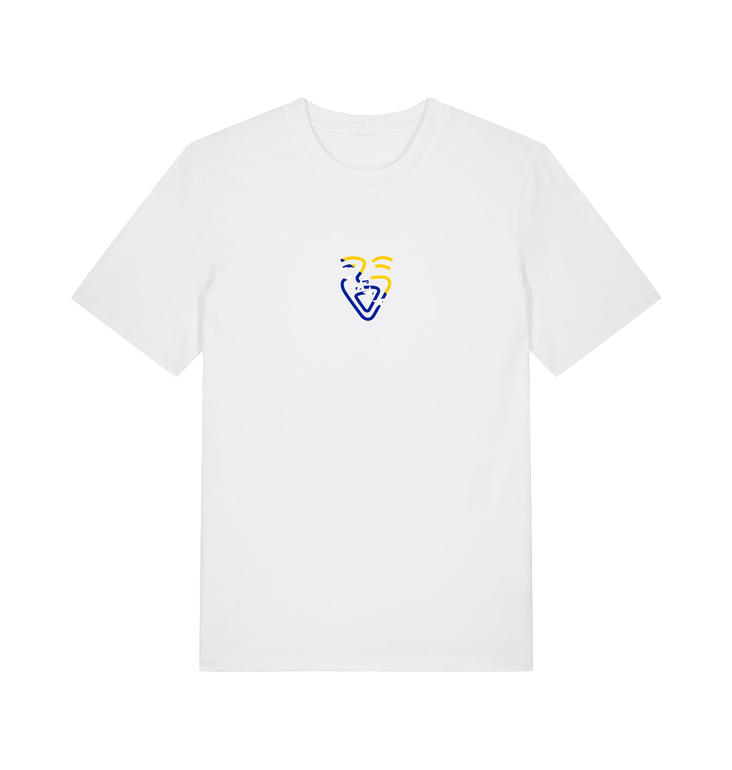 White Printed T-shirt Front