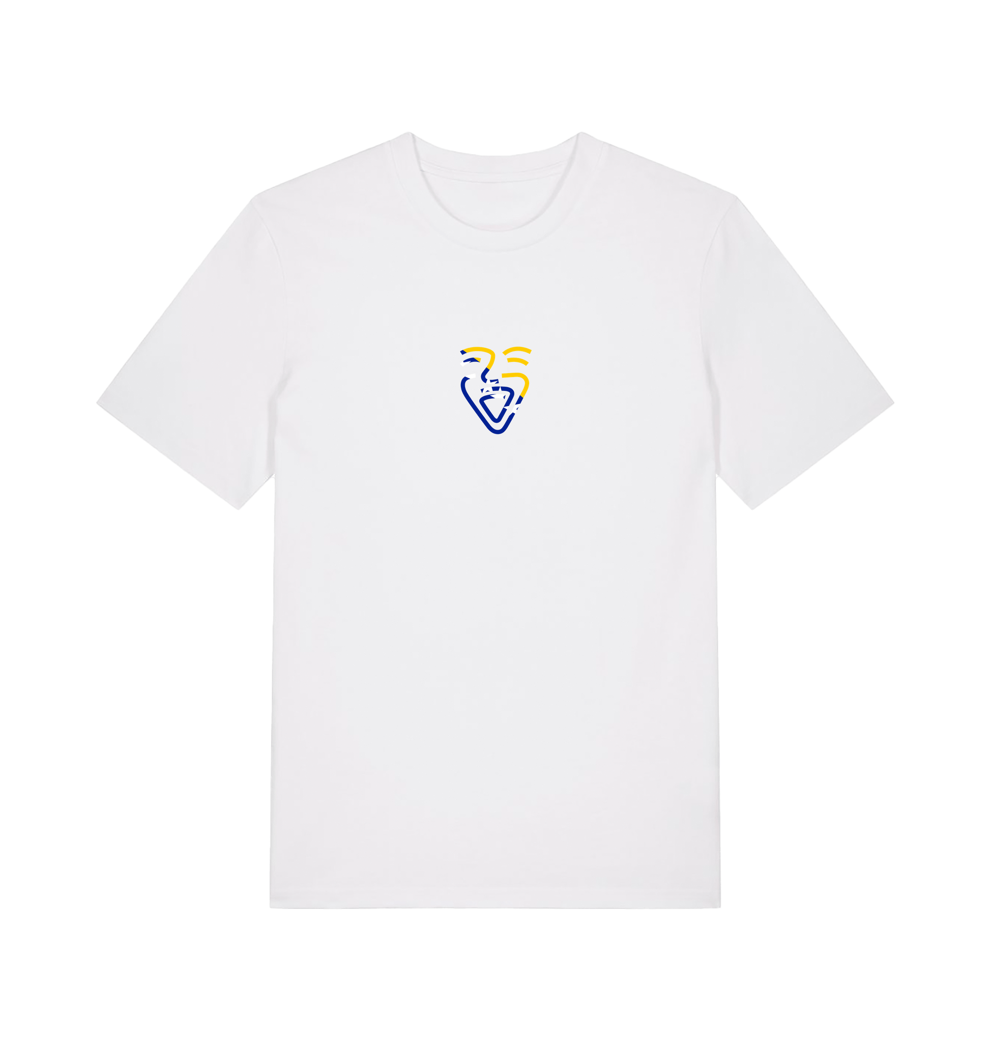 White Printed T-shirt Front