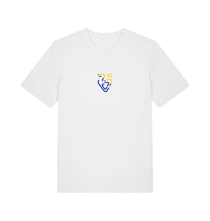 White Printed T-shirt Front