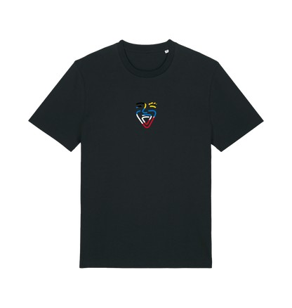Black Printed T-shirt Front